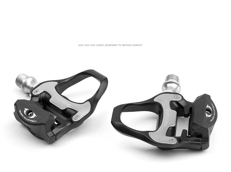 3 bestgia New Design Cr-Mo Axle Self-lock Road Bicycle Pedals with Cleats CNC Aluminum Alloy Body 6 Bearing BMX Pedal bike Parts