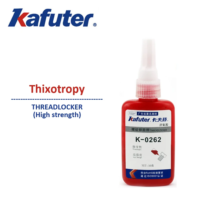 

K-0262 threadlocker Metal thread locking agent Anaerobic adhesive High strength Screw glue Thread anti rust adhesive