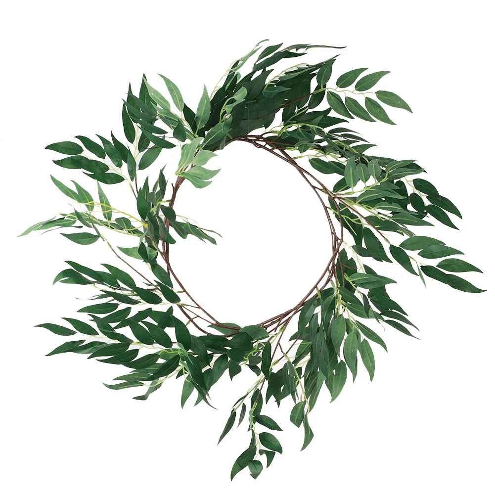 

1.8m Artificial Leaf Garland Plants Vine Fake Foliage Flowers for Home Garden Decoration Simulated Green Plant