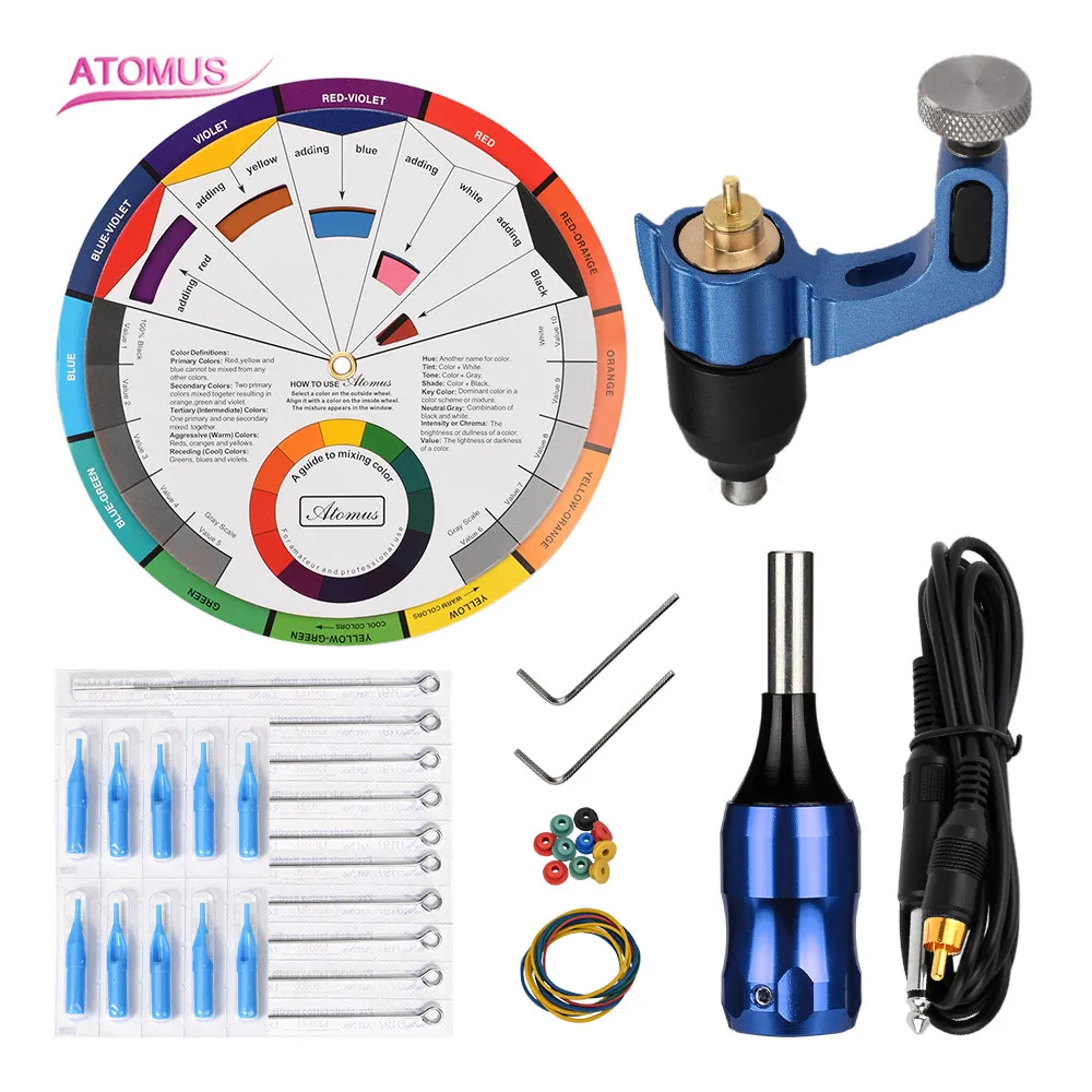 

De Tatuar Machine Professional Set Tatto Best Permanent Maquina Tatuagem Tatuador Tatoo Complet Professionnelle Rotary Tattoo