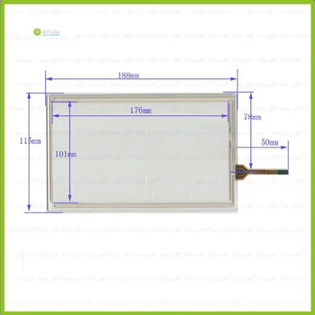 

ZhiYuSun 188*115 8inch 4 lins Touch Screen For GPS CAR 188mm*115mm sensor glass Industrial application this's compatible