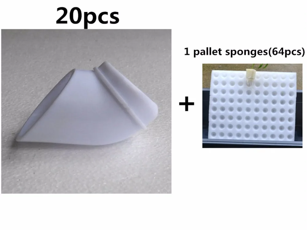 

20pcs Hydroponics Vertical Tower Pipe Hydroponics Soilless Device DIY Hydroponic Nursery Pots