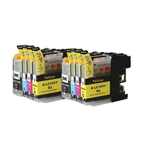 8 Pack LC101XL LC103XL tinteiro compatível Para Brother MFC-J450DW MFC-J470DW MFC-J4310DW J4510DW J4410DW J4610DW