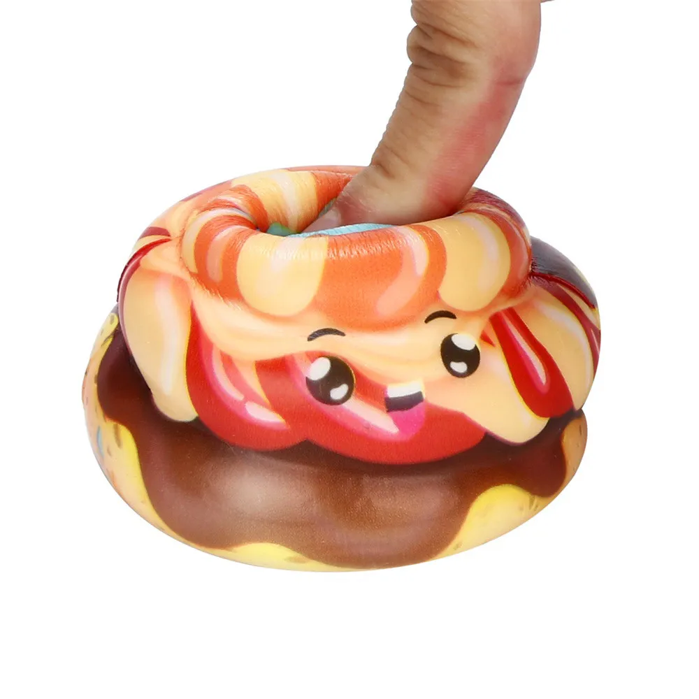 Красочные виды мягких Kawaii крем торт Poo медленно поднимающийся крем Ароматические игрушки для снятия стресса 6,17