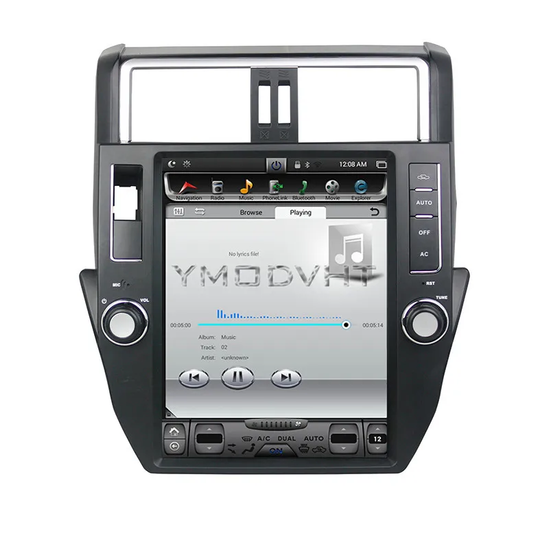 Sale YMODVHT 12.1inch Vertical Screen Android 7.1 Quad Core 2GB+32GB Car DVD Radio GPS for Toyota Land Cruiser Prado 150 LC150 2014 4