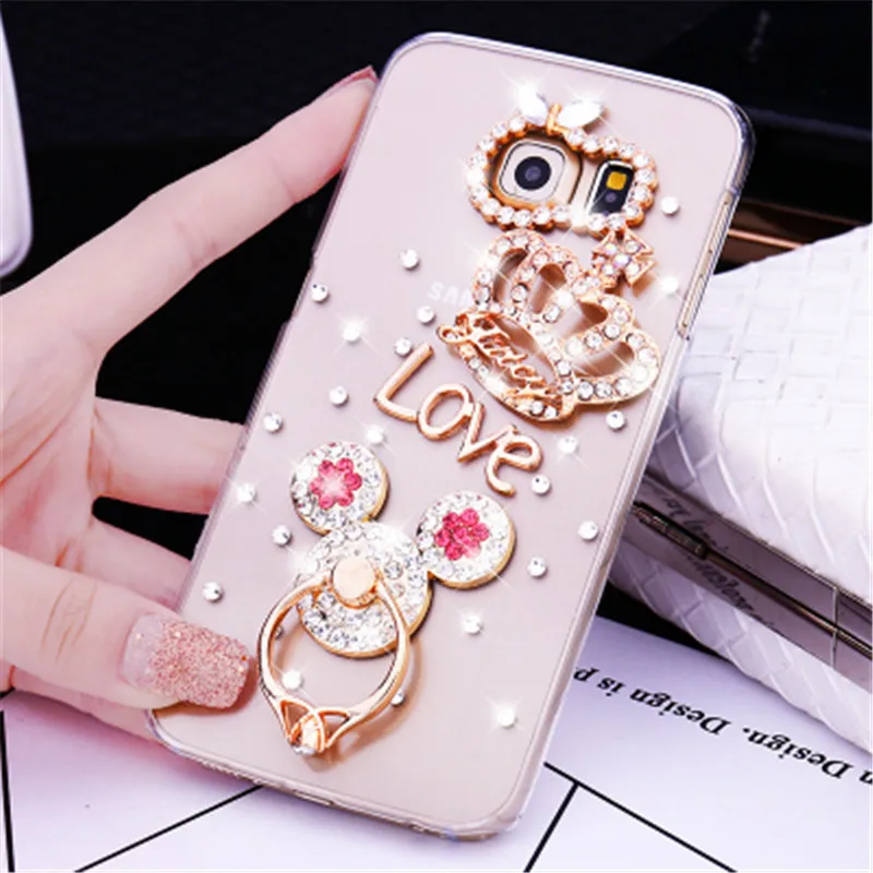 3D мечта Бабочка Блестящий Алмазный чехол для телефона Samsung Galaxy J3 J5 J7 Neo 2017 J330 J510 Pro