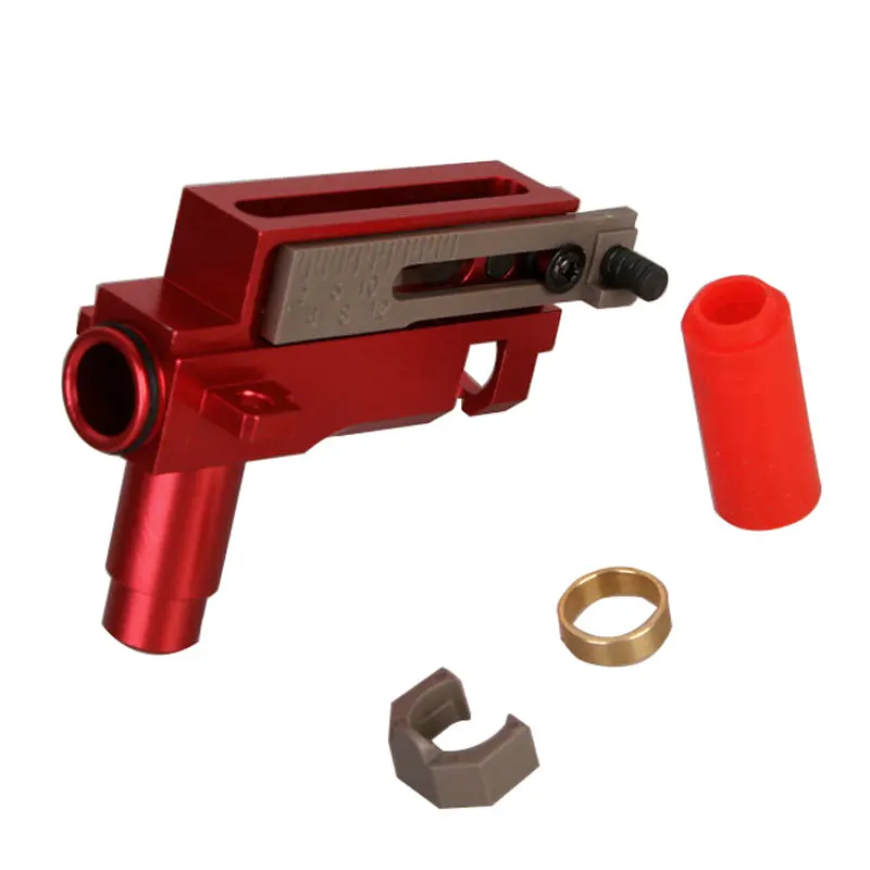 Airsoft AK Hop Up Chamber Set CNC 7075 Aluminum W/ Bucking & Nub AEG Game Gun
