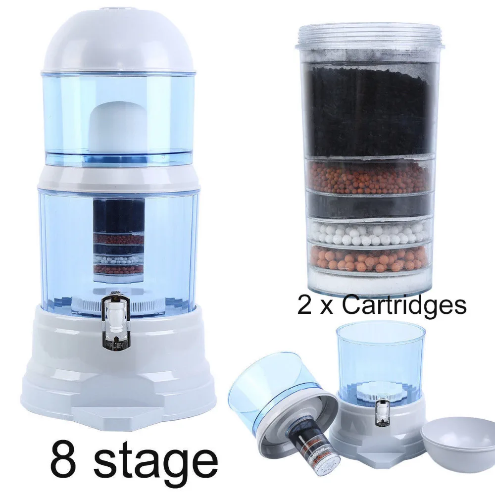 Ship From Eu 16l Water Filter Ceramic Carbon Mineral Bench