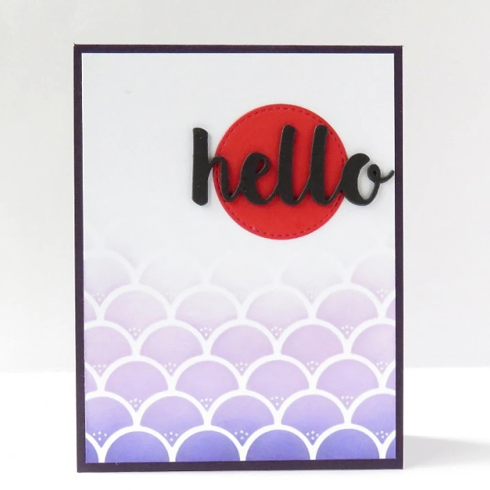 

Layering Stencil for DIY Photo Album Decorative Embossing Paper Cards Making Craft Plastic Template Drawing Sheet DIY Tools