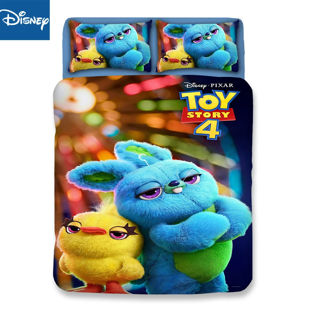 3dプリント寝具セット トイストーリー ダッキーバニー ツインサイズの掛け布団カバー 装飾枕カバー 誕生日プレゼント 3 4個 Bedding Sets Aliexpress