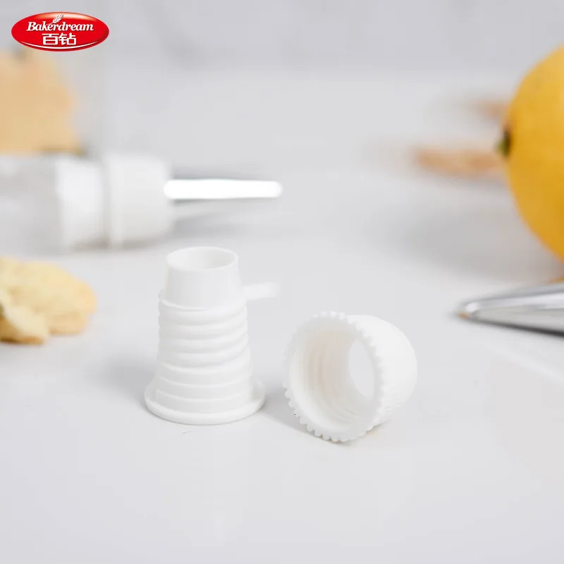 

Bakerdream Decorating Nozzles Converter Plastic Icing Piping Bag Converter Cake Decorating Tools Adapter Set