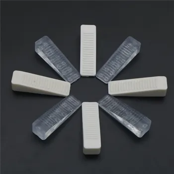 

4pcs/pack Home Office Rubber Door Stop Stoppers Block Wedge Doorstops Clear White Door Stopper 64*18*14mm