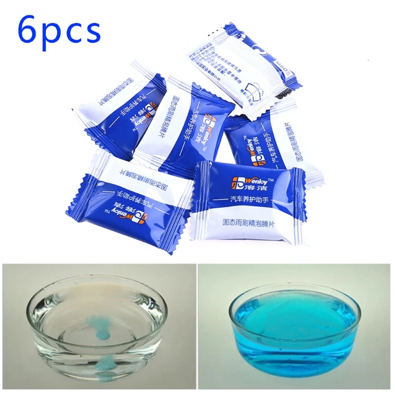 

6Pcs Hot Factory Outlet 6pcs Car Solid Wiper Cleaners Car Windshield Glass Cleaner-m15