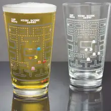 Новые поступления, меняющие цвет, стекло Gameboy, классический дизайн для игры, для мальчиков, Pcman, стеклянная чашка для холодного пива, забавная игра, стеклянная чашка, кружки