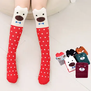 

V-TREE baby girls stockings cartoon cute knee socks for girls cotton children tights