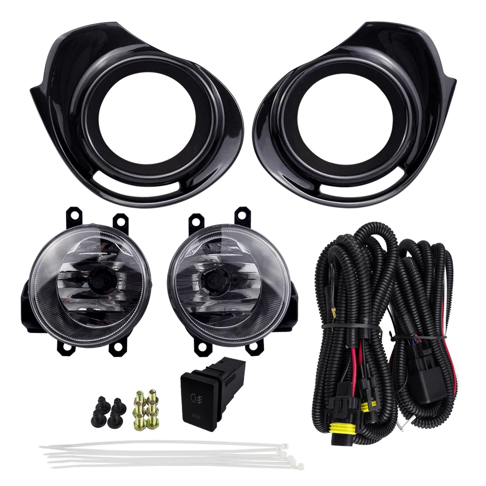 

For TOYOTA AQUA 2015 PRIUS C 2016 4300K 12V 55W ABS Plastic Metal Fog Light Assembly Car Lights Halogen Lamp Accessories