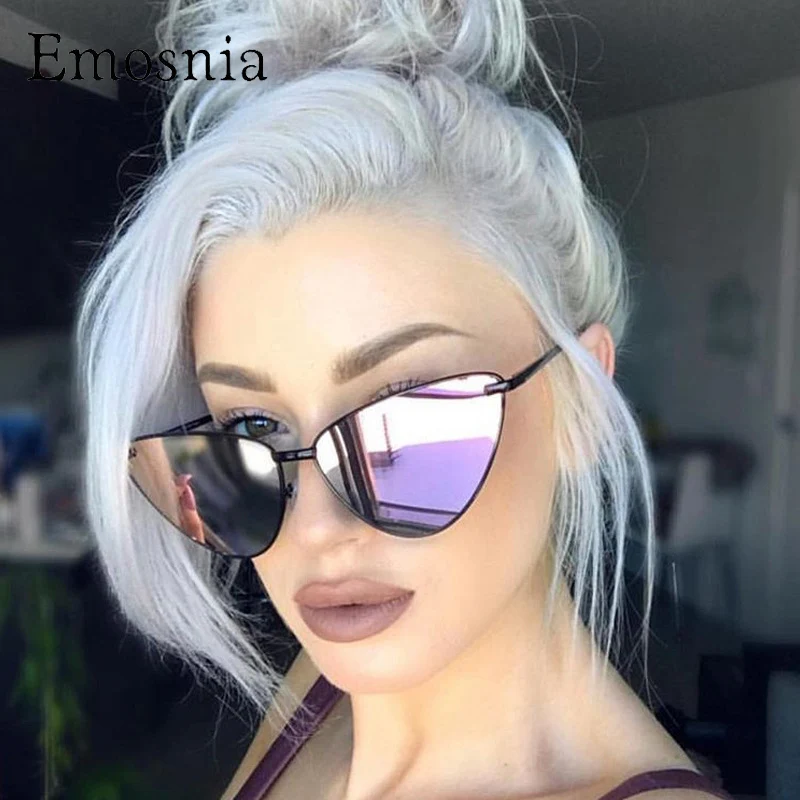 Emosnia Новинка 2018 брендовые дизайнерские женские зеркальные розовые