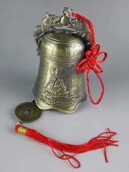 

Chinese Tibetan Buddhist monasteries and copper bells statue free shipping
