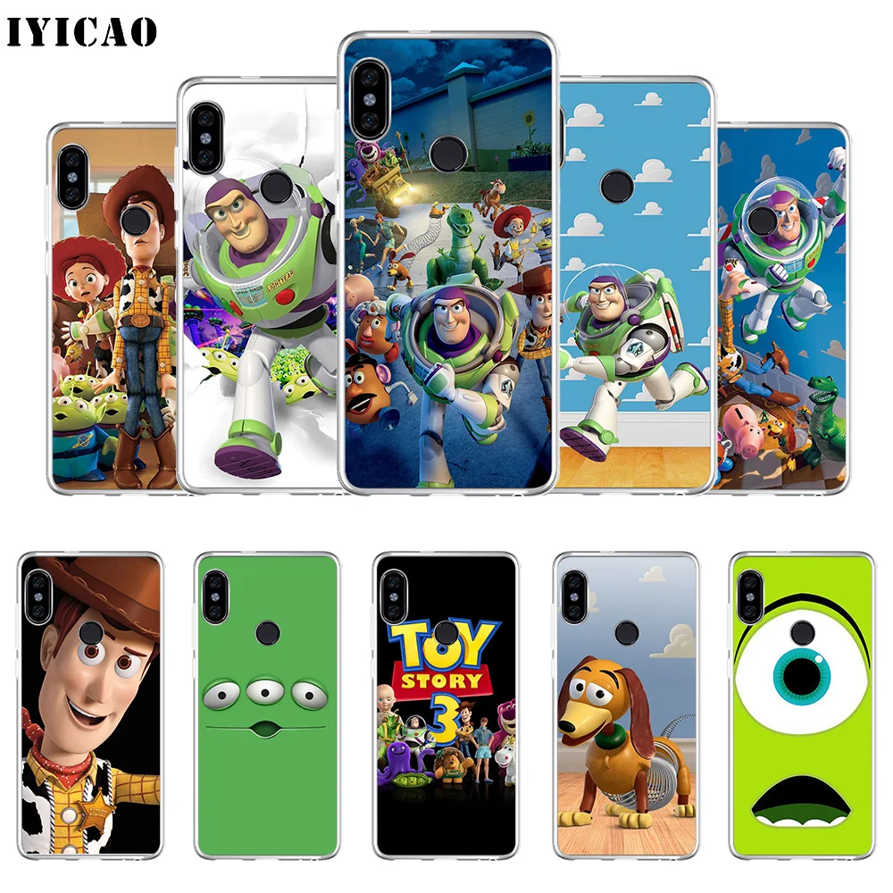 

IYICAO Toy Story Soft Silicone Phone Case for Xiaomi Redmi 4A 5A 6A Note 7 6 5 Pro Plus Redmi 4X 5A Prime Cover