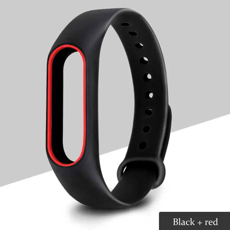 Силиконовые браслеты для Xiaomi mi Band 2 Fresh looks ремешок mi band 2 браслет сменный спортивный ремешок аксессуары - Цвет: 2