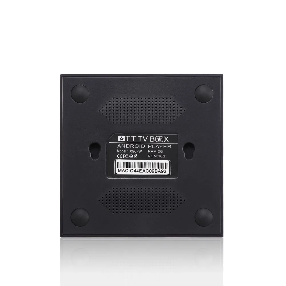 X96W Android 7 1 ТВ приемник с WiFi S905W Смарт коробка пульт дистанционного управления 1/2 ГБ