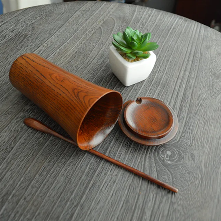 

Chinese Classic Wood Water Cup Creative Wooden Tea Cup
