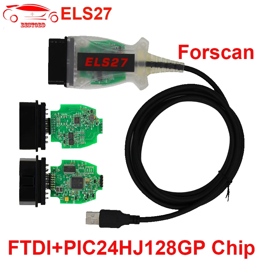 

ELS27 FORScan Scanner For Ford / Mazda For Lincoln For Mercury ELS27 FORScan OBD OBD2 Diagnostic Cable Better Than ELM327 J2534