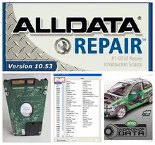 HOT!!! 2016 new arrive Auto Repair Software Alldata 10.53 + Mitchell 2015 + all data and Vivid Workshop 3 softwares in 1tb HDD