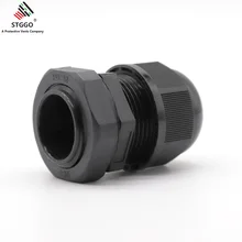 Воздухопроницаемые черные пластиковые M16 винтовые Кабельные втулки