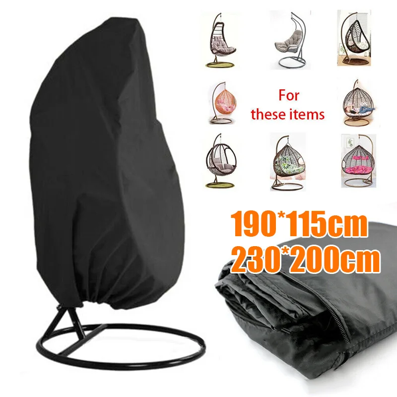 

Swing Chair Dust Covers Rattan Cover Dustproof Waterproof UV Protection Universal Polyester Outdoor Furniture Set funda silla