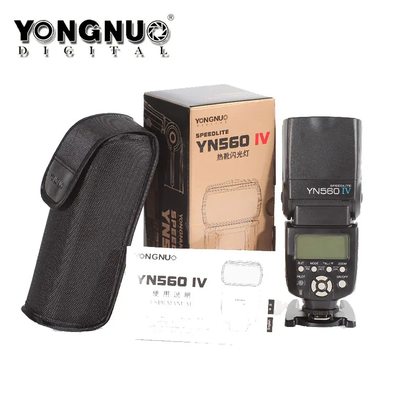 

YN560IV YN560 IV YN 560 Flash Speedlite for Canon Nikon Olympus Pentax wireless Support 560TX RF605 RF603 RF602 trigger