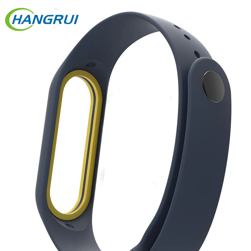 

Double color mi band 3 strap silicone pulseira for xiao mi miband smart bracelet replaceable wrist band sports bracelet mi 3