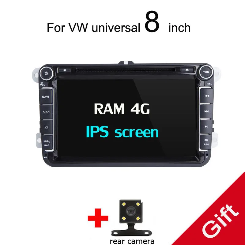7/8/9" Android 9.0 Octa Core 2 din Car DVD GPS radio stereo player for VW golf 6 passat b6 B7 Touran polo Tiguan seat leon skoda |