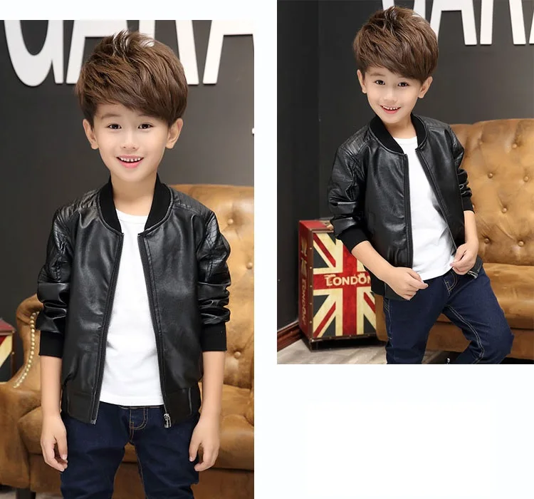 Meninos casaco outono e inverno casual outerwear