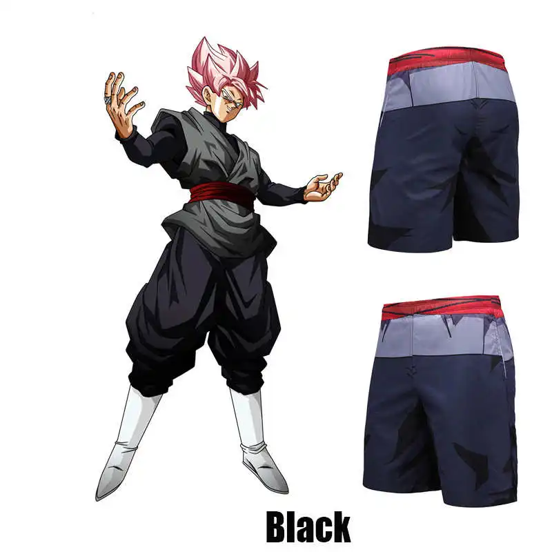 Dragon Ball NARUTO Quick Dry Swimming Shorts For Men Anime Swimwear Man Summer Bathing Beach Wear Surf Boxer Brie Swim Trunks