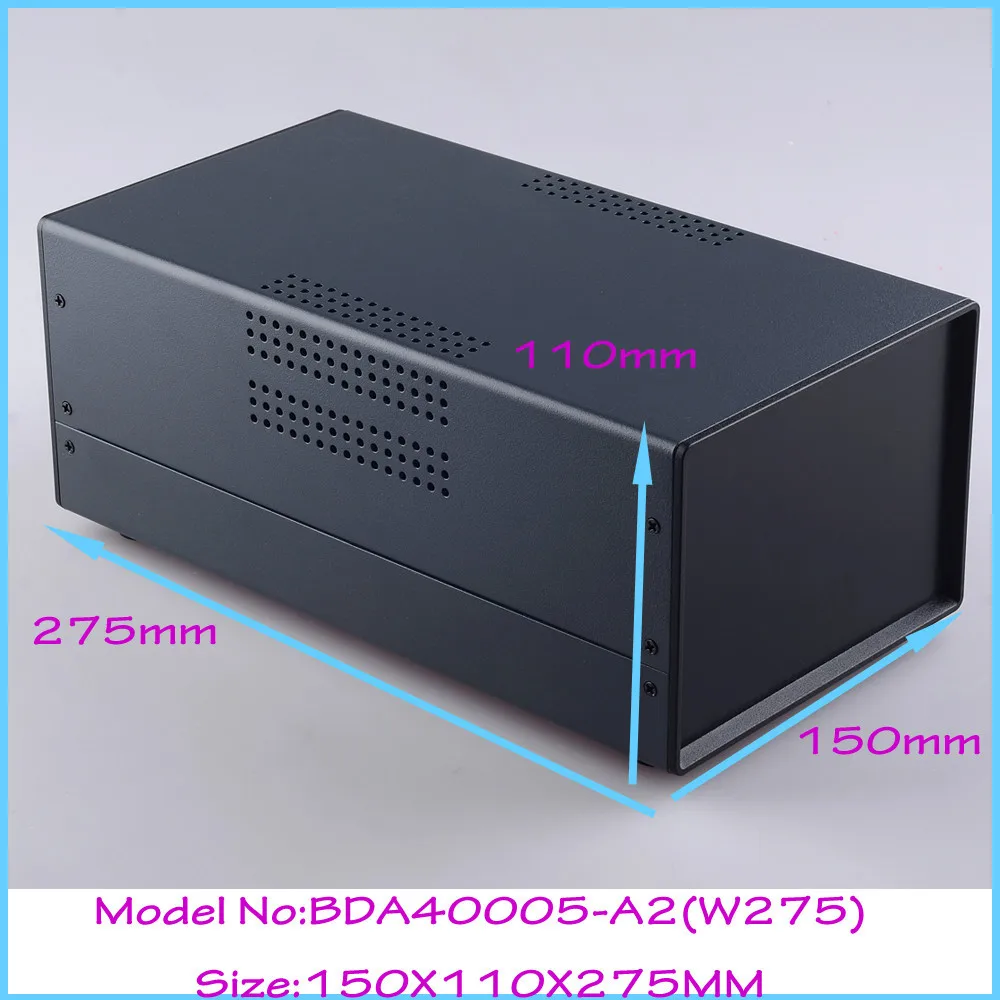 

(1pcs)150x110x275mm steel iron electronic enclosure instrument case guitar pedal box steel electronic satfinder project box