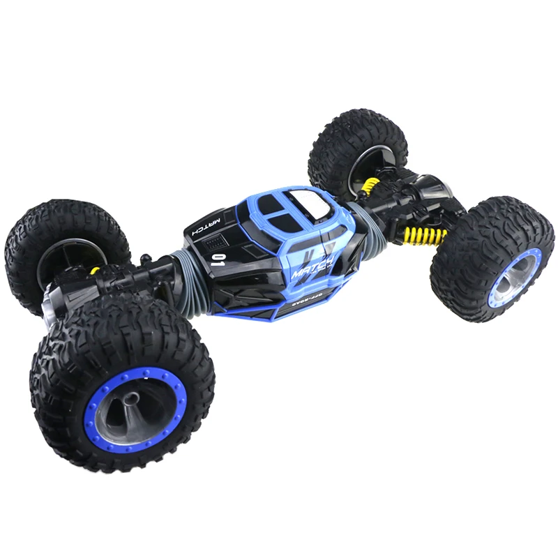 

1/8 RC Stunt Car Wireless Electric Double-Sided 4WD RC Off Road Flexible Steering Car With Remote Controller Two Modes