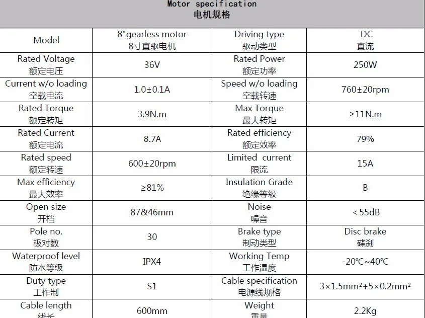 Top 8inch BLDC hub motor gearless with tyre 24v36v 180w-400w for electric scooter ebicycle MTB lithium Folding bike motorcycle 9