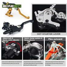 BIKINGBOY для Suzuki dr-z 400 E S 00-09 DRZ400SM 05-09 РМЗ 250 450 04-16 RM 65 85 100 125 250 отрегулировать рычаг сцепления с горячего старта