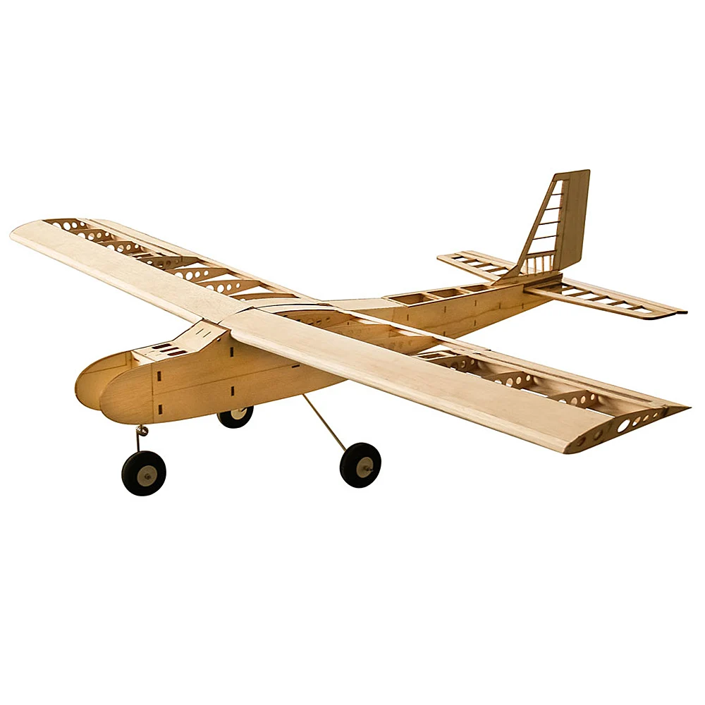 T4001 Balsa DIY Деревянные самолеты 1550 мм размах крыльев биплан радиоуправляемый