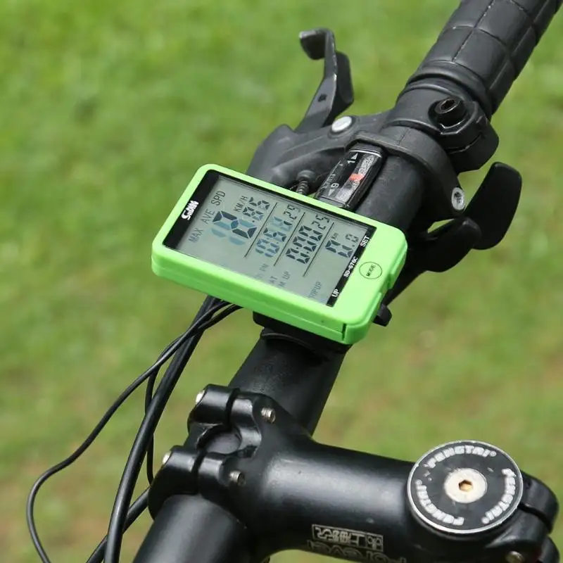 

Rainproof Large Screen Wireless Bicycle Computer LCD Bike Odometer Speedometer Meter Kilometer Bike Stopwatch Bike Computer