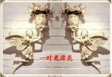Hanging wall act the role of an angel Cupid angel hanging pieces TV wall vase flowerpot wall act the role ofing porch an experience of workplace role conflicts
