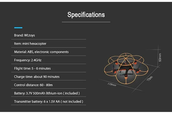 WLtoys Q383-B Мини RC Квадрокоптер wifi FPV с камерой 0.3MP без головы Hexacopter Дрон RTF игрушки мультикоптеры для детей