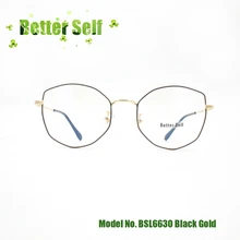 Кошачий глаз оптические очки-бабочка из нержавеющей стали рамки беттер Селф сток L6630 может сделать рецепт на очки для зрения