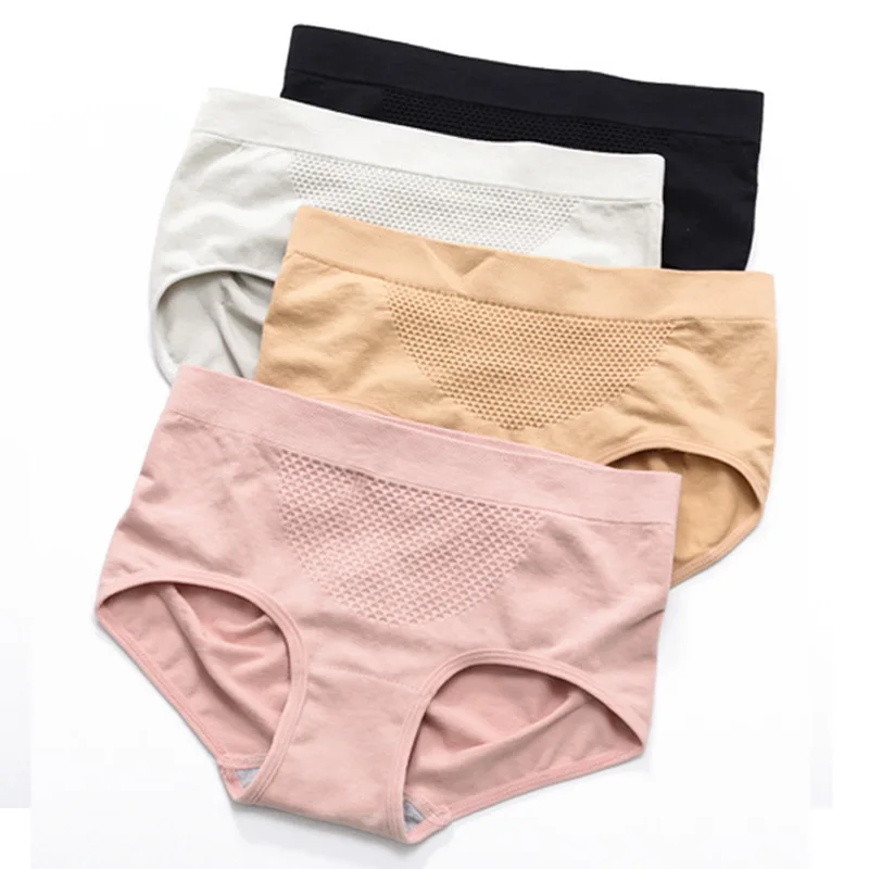 

2018 New Soft Women Underwear Warm and Breathable Cotton Solid Lady's Panties Girl's Comfortable Intimates