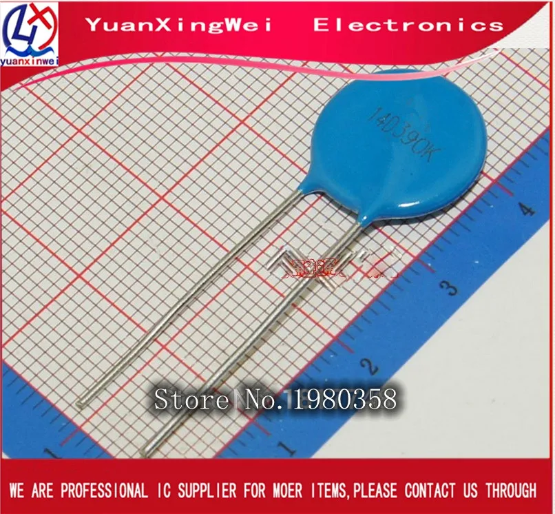 20pcs Commonly Varistor Varistors Resistor 14d390 14d390k 39v Free Shipping High Quality