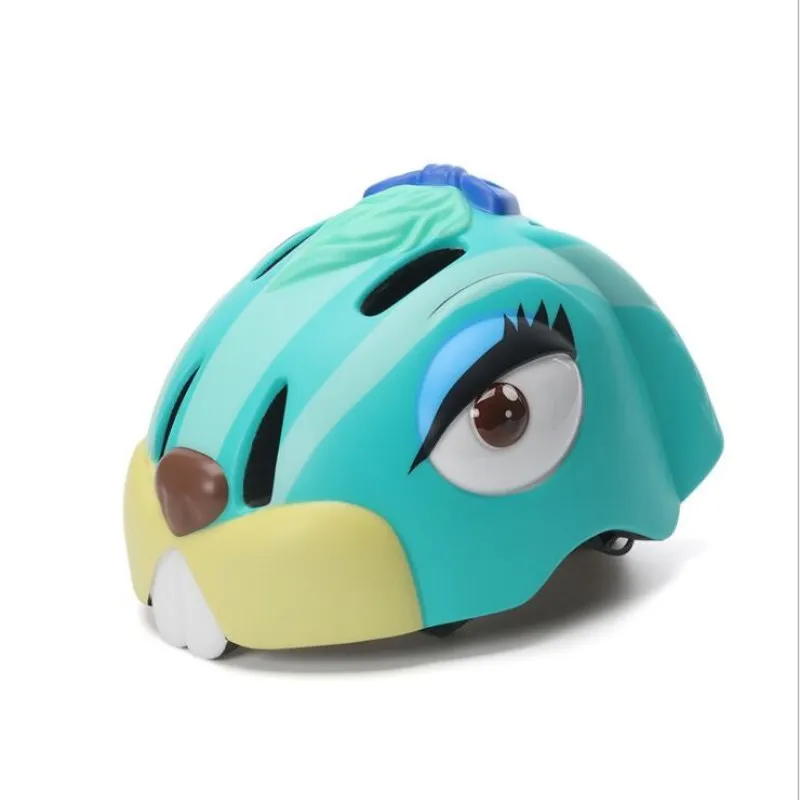 

Q535 Free shipping Outdoor cycling Child safety protection cute rabbit helmet detachable bicycle helmet cycling