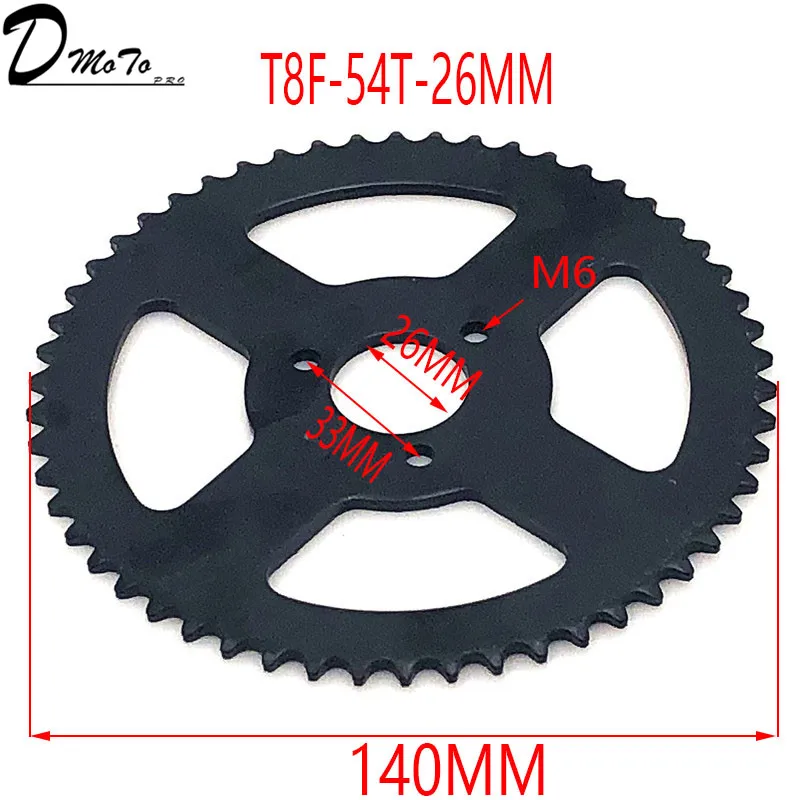 38 44 54 64 74 Tooth 38T 44T 54T 64T 74T T8F 35MM Rear Sprocket Mini Moto ATV Quad Dirt Pit Pocket Bike Cross 47cc 49cc Parts - Image 6