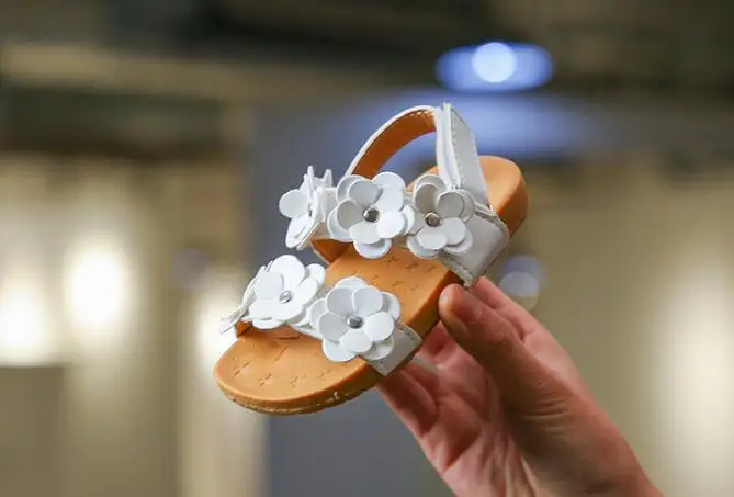 Meninas doces Sandálias Florais Sandálias Princesa Sapatos