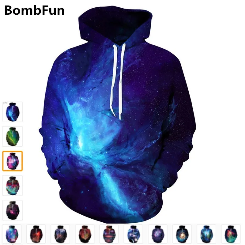  Space Galaxy Hoodies 3d Sweatshirts Men&Women Hoodie Print Star Nebula Couple Tracksuit Autumn Wint